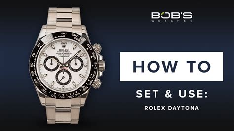 rolex daytona how to know if its reall|Rolex daytona setting instructions.